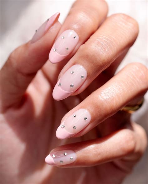 gel nails with rhinestones|easy nail designs with rhinestones.